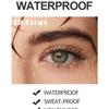 Mascara colorato Ricciolo naturale Lungo e spesso Mascara abbagliante impermeabile e resistente al sudore Design cosmetico per bottiglia di vino