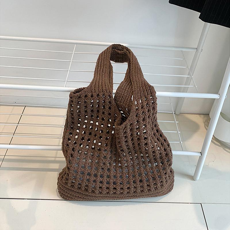 Vintage dutý design Tkané dámské kabelky přes rameno Pletení Velkokapacitní kabelky Letní cestovní Nákupní taška pro dámy plážové tašky