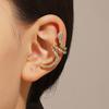 Elegant Diamond Snake Ear Clips - Non-Pierced, Minimalist Fashion, Niche Design