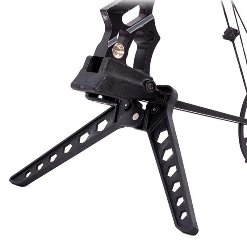 Archerys Kickstand Compound Bow Kick Stand Holder Scissor Legs Rack Bracket Support for Shooting Ranges Targets Hunting
