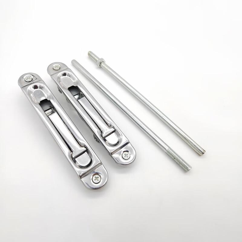 Stainless Steel Top & Bottom Concealed Door Latch