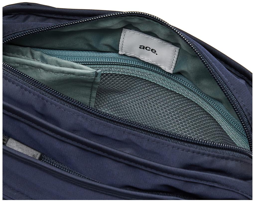 ACE Tokyo Funip Shoulder H18 x W24 x D7cm Bag, Women's, Navy,