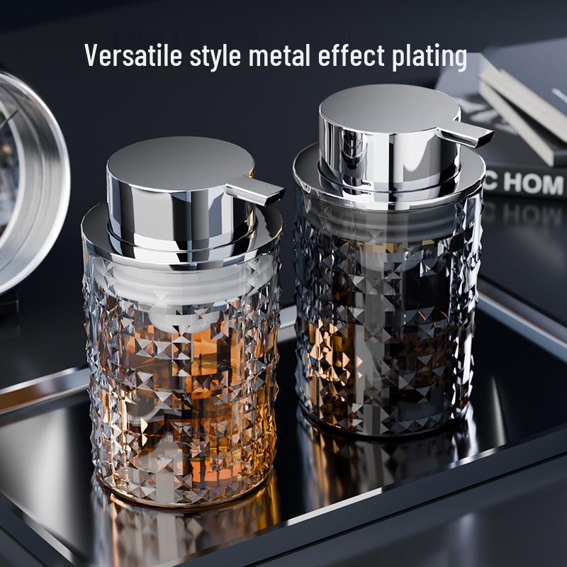 Luxury Lotion Foaming Dispenser with Multi-Functional Desktop Storage