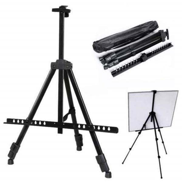 Folding Artist Telescopic Field Studio Painting Easel Tripod Display Stand W//Bag