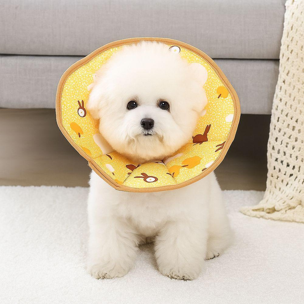 Adjustable Cat Cone Collar Cartoon Anti Licking Collar Cat Recovery Collar  Wound Recovery