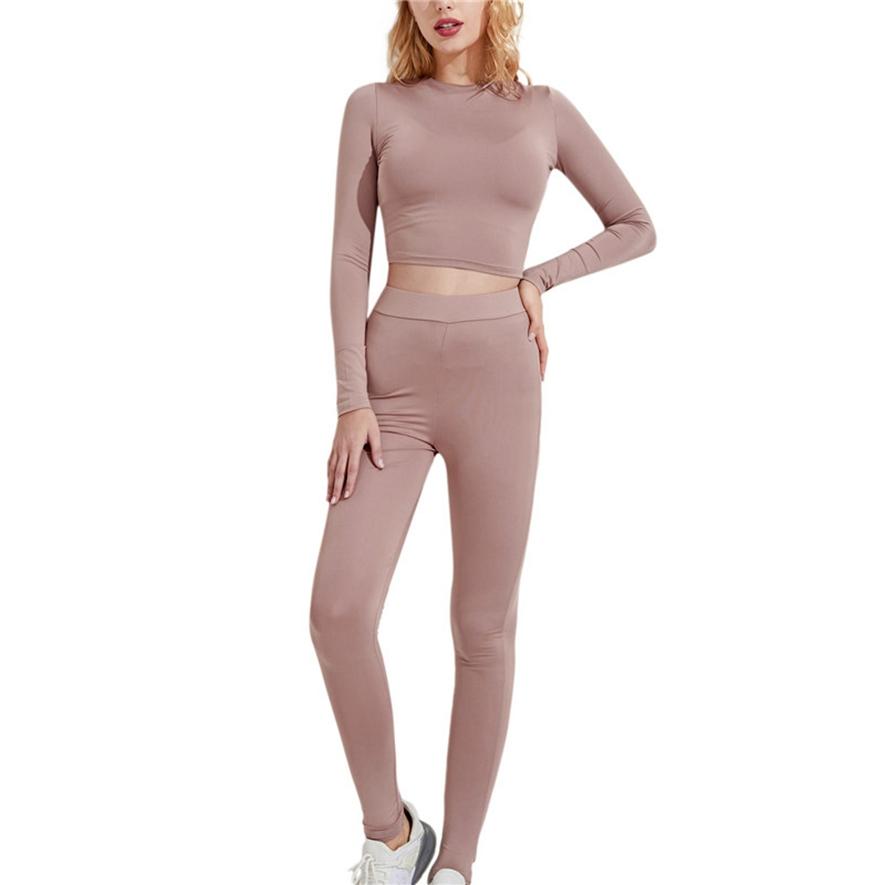 ladies casual european and american face print sweater suit