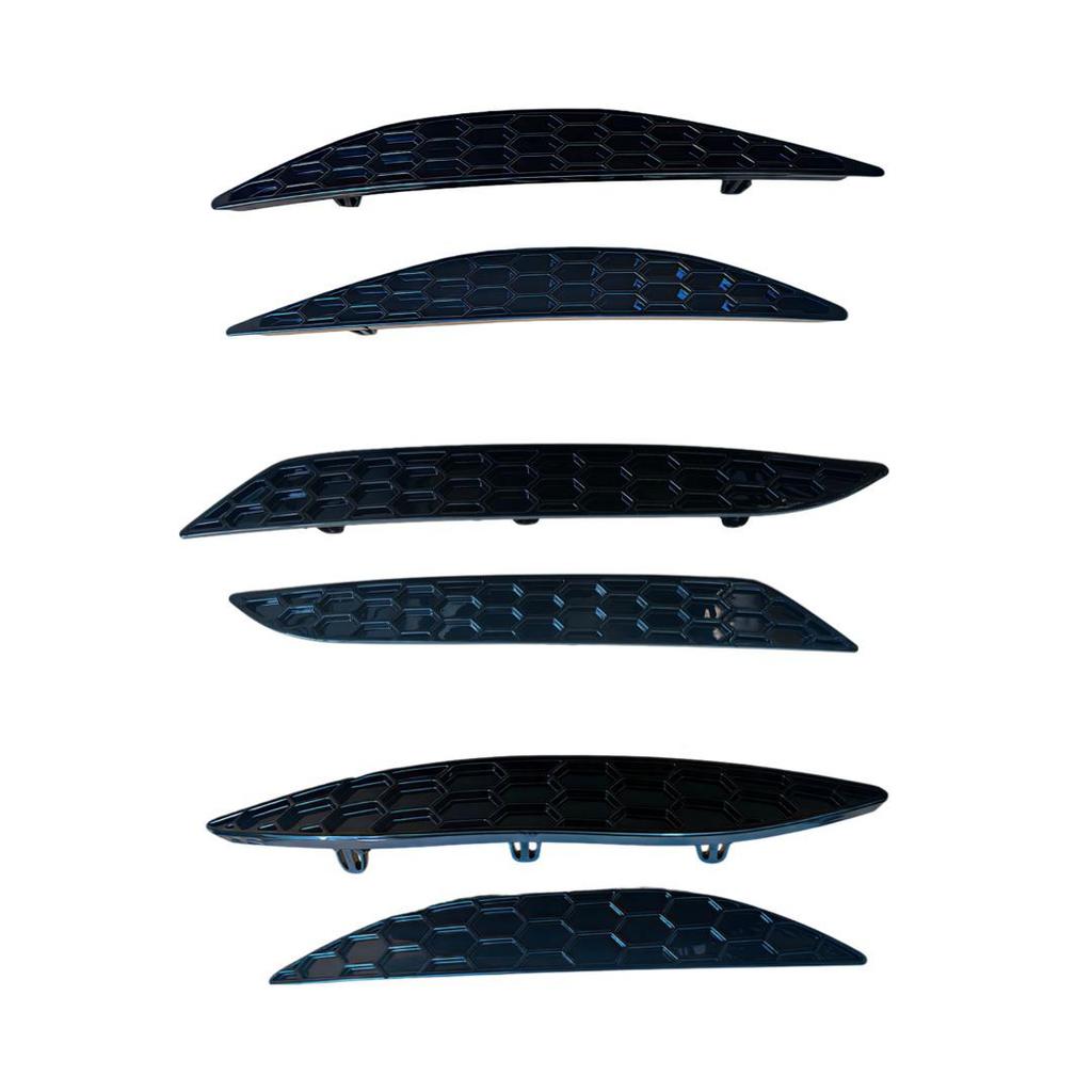 Kompatybilny z Golf 7-7.5 (2013-2019) Retrofit listwy zderzaka tylnego o strukturze plastra miodu, wymiana listwy odblasku.