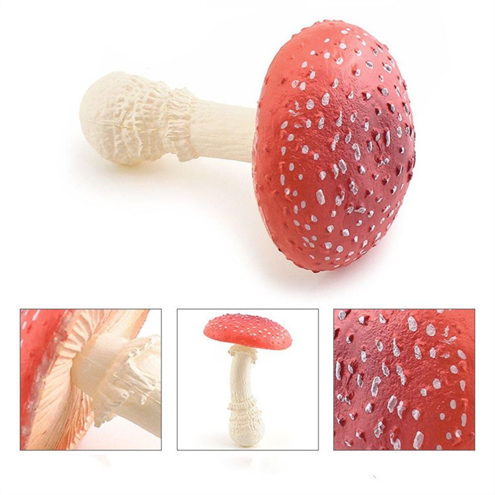 Vegetable Model Fungus Figurines Landscape Miniatures Matsutake Oyste Simulation Mushroom Pleurotus Artificial Fungus Model
