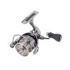 Spinning Reel Metal Bright Electroplated Fishing Reel 6+1 Sealed Bearings 5.2 :1 Gear Ratio CNC Machined Aluminum Spool