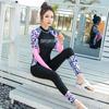 Women's Two-Piece Long Sleeve Quick-Dry Wetsuit for Surfing, Snorkeling, Sun & Jellyfish Protection