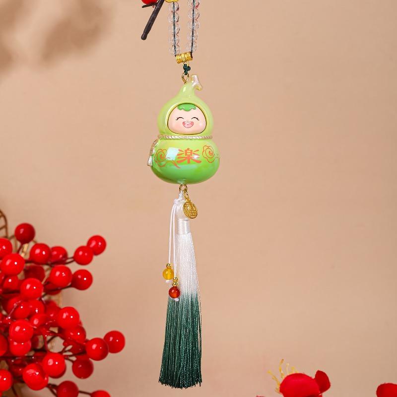 New Xiaofuxi Gourd Car Pendant, Car Rearview Mirror Decorative Pendant for Temples