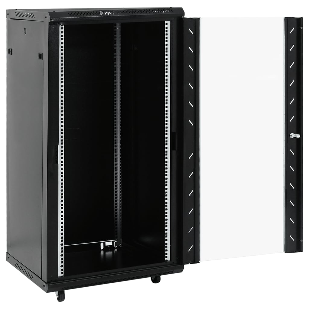 Vidaxl Serverschrank mit Rollen, 22HE, 19", IP20, 60x60x120 cm