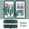 Xiaomi Ouriner 6Pcs Portable Manicure Sets Pedicure Kits Bright Black Nail Clipper Set Personal Care Tools Eyebrow Scissors
