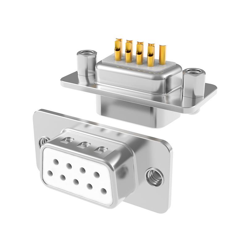 DB9 Female-to-Male 9-Pin Solder Type RS232/485 Serial Connector Plug
