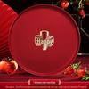 Red Festive Wedding Serving Tray for Fruit and Candy