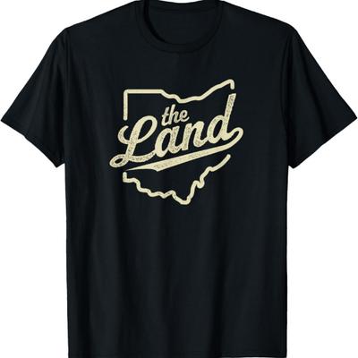 Retro The Land Cleveland Ohio Classic Throwback Souvenir T-Shirt