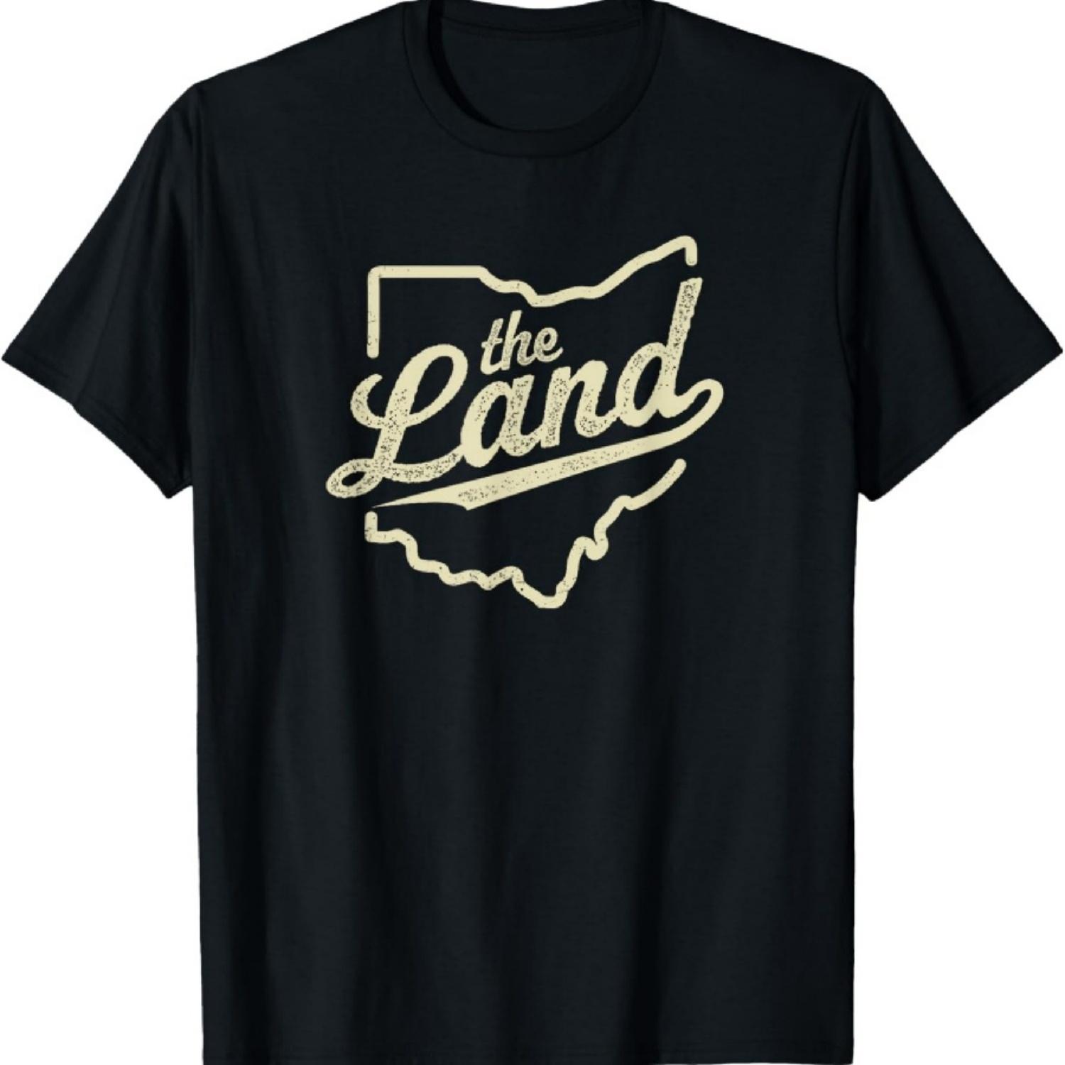 Retro The Land Cleveland Ohio Classic Throwback Souvenir T-Shirt S