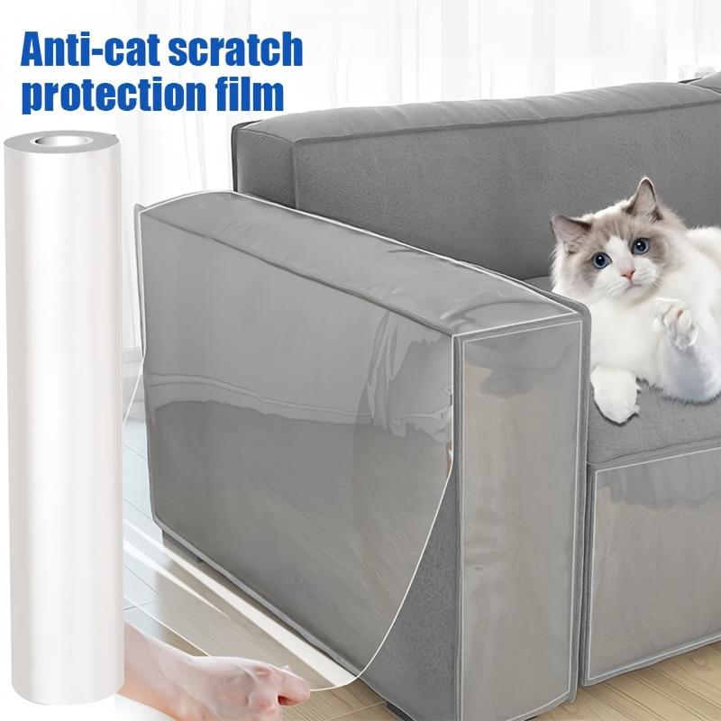 1pcsCat Furniture Protection Anti-scratch Sticker Self-adhesive Anti-cat Claw Protection Sticker Transparent Invisible Sofa