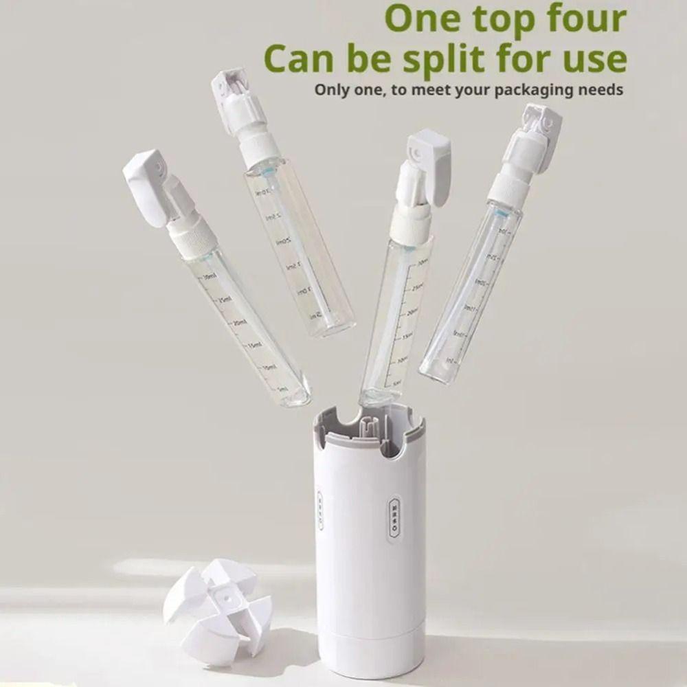 Set di 4 flaconi ricaricabili da viaggio 4 in 1 Dispenser di liquidi a prova di perdite Viaggio di lavoro