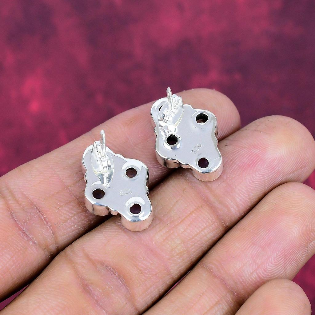 Milchiger Opal 925 Massiv Sterling Silber Ohrringe, Handgefertigter Edelstein Ohrschmuck, Geschenke für Ehefrau Brandneue Ohrringe