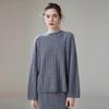 Women's Cashmere Blend Round Neck Pullover Sweater