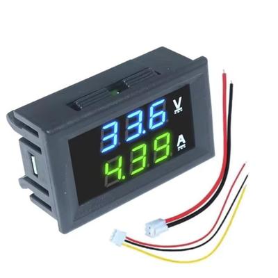 DC 100V 10A Blue Green Dual LED Display Mini Digital Voltmeter Ammeter Panel Amp Volt Voltage Current Meter Tester