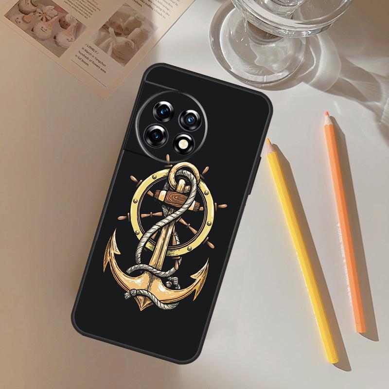 Anchor Sea Beach Funda For OnePlus 13 13R 12 R 11 9 10 Pro 8T 9RT 10T OnePlus Nord 4 CE 2 3 Lite N20 N30 Case