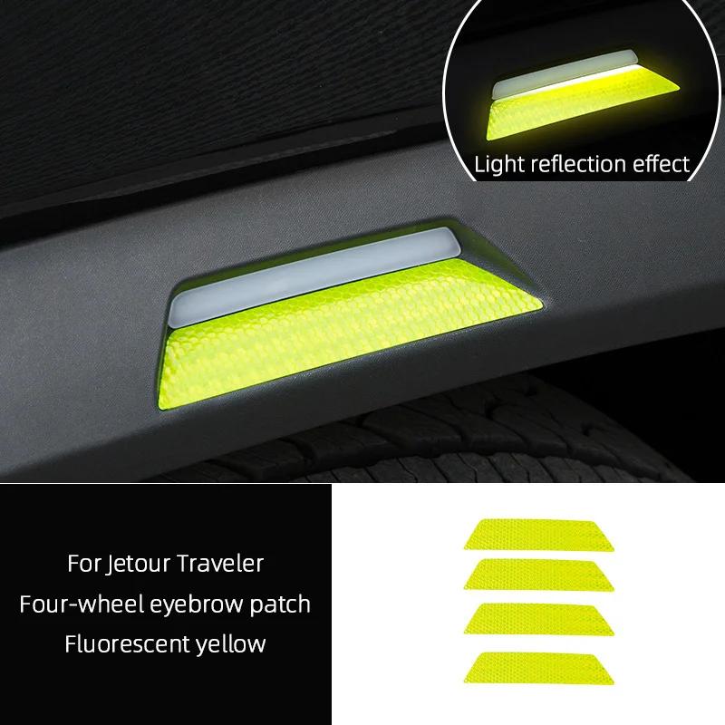 For Jetour Traveler T2  2024 2025 Car Spare Tire Cover Wheel Hub External Stickers Decorate Car Body Products Accessories