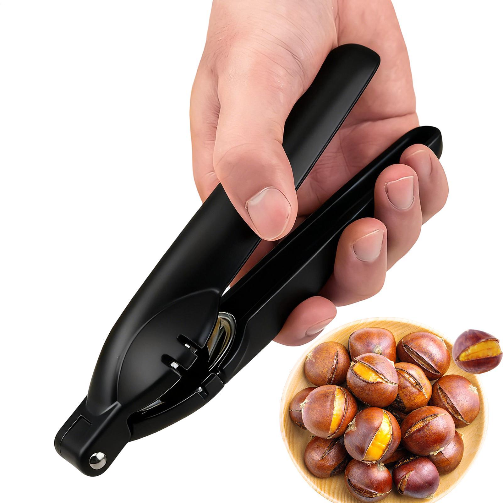 Chestnut Clamp Stainless Steel Chestnut Cutting Tool PistachioNut Bottle Opener Multifunctional Nut Knife Walnut Bottle Opener CN