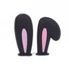 2Pcs Motorcycle Helmet Long Rabbit's Ears Motocross Electric Bike Helmet and Car Steering Wheel Decroation Accessories