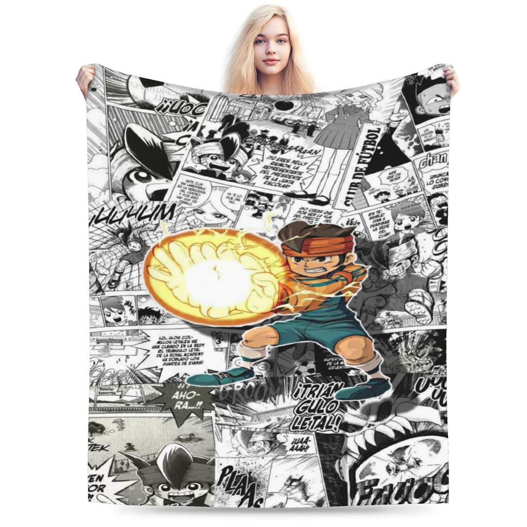 Stylish Inazuma Eleven: Victory Road Blanket Super Soft Flannel Comfortable Throw Blankets Machine Washable