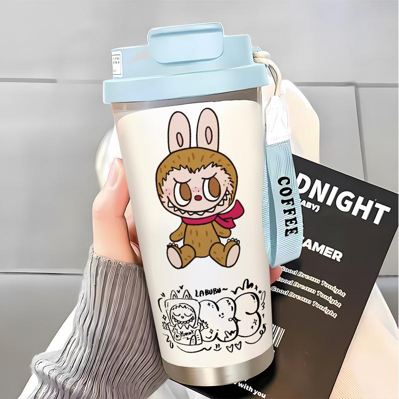 Slámkový hrnek na vodu Velká kapacita 316 Nerezová ocel Vysoká hodnota Termoska na dvojí pití Hrnek na kávu do auta