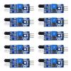10Pcs IR Obstacle Avoidance Sensors Module 3 Wire Reflective Photoelectric Tracing Module for Intelligent Car Robot