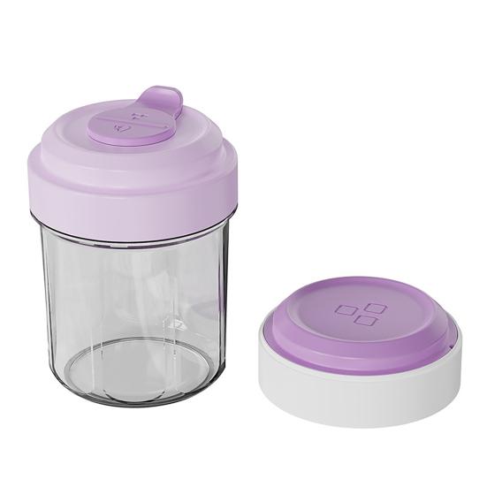 

Press-Release Ice Cube Tray Coffee Cup Set Portable 2-in-1 Ice Maker And 400ml Drinking Cup BPA-Free Portable Ice Cube Container for Iced Coffee фиолетовый
