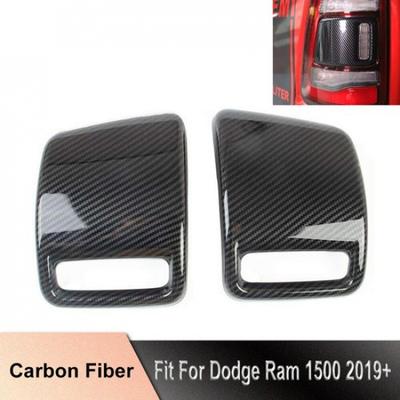 Panel Dekoracyjny Osłona Tylnego Światła z Włókna Węglowego Dla Dodge Ram 1500 +
