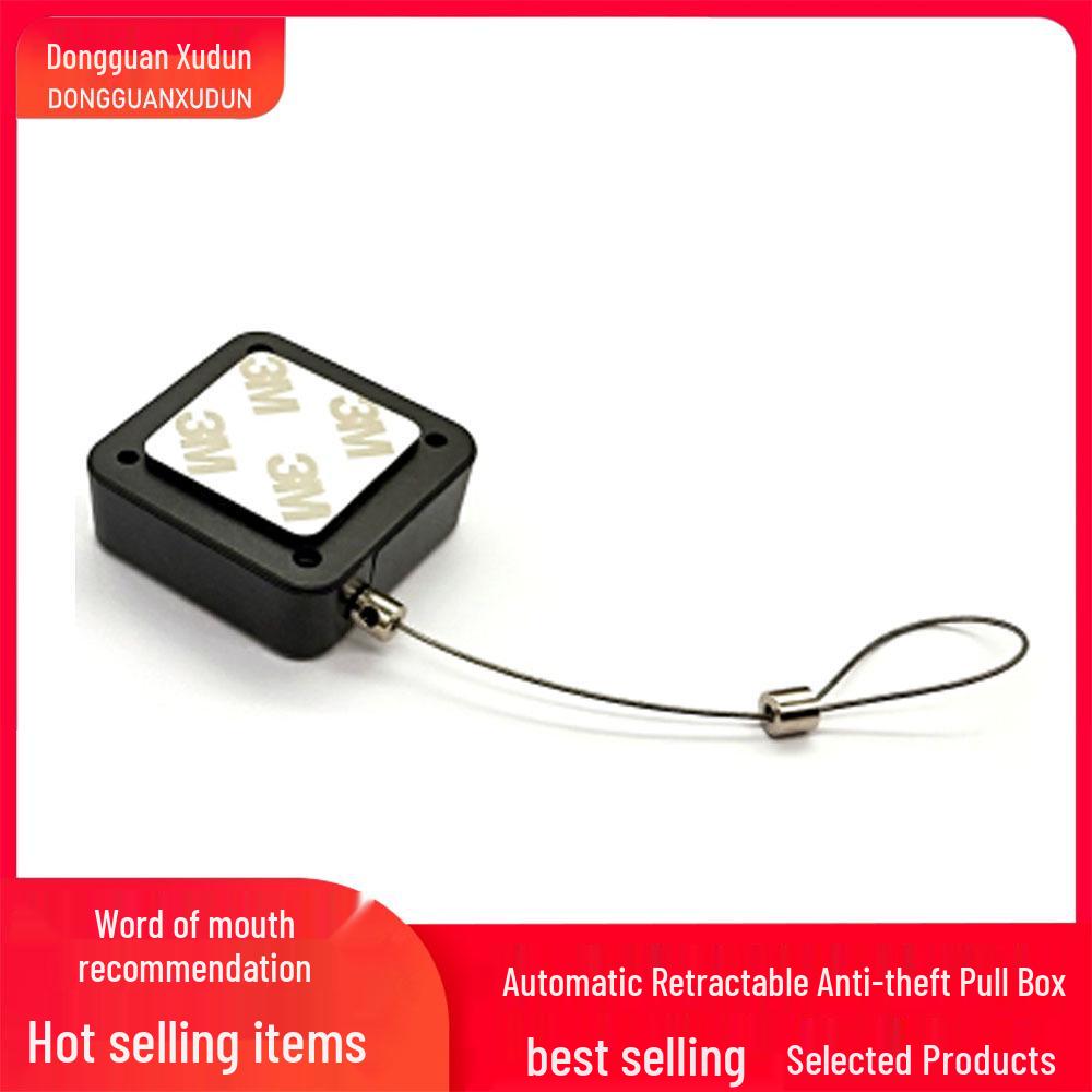 Automatic Retractable Anti-Theft Pull Cord Recoiler for Shopping Mall Items