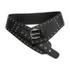 Punk style y2k ladies waist seal cross-border European and American style rivet splicing wide belt women's versatile jeans decorative belt