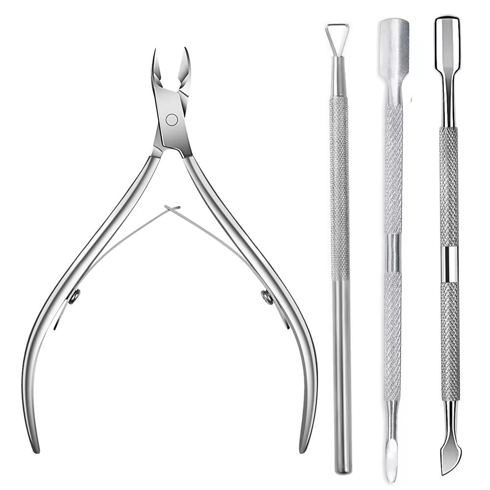 Professionelles Zehennagelknipser-Set mit eingewachsenen Zehennägeln Zehennagel-Nagelhautschere Dicke Paronychie-Zange Maniküre Eingewachsen
