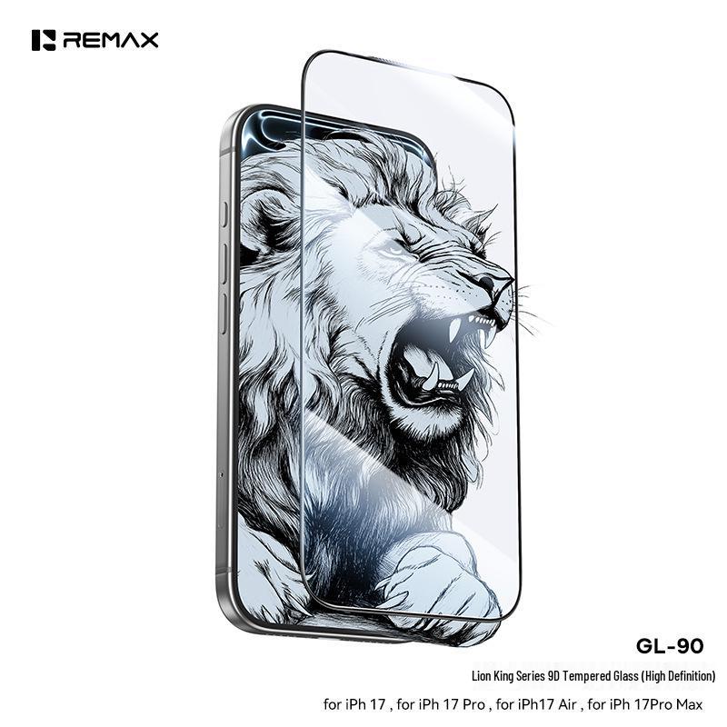 REMAX Lion King 9D Tempered Anti-Peep Screen Protector for Apple 17 Pro Max/16 Pro