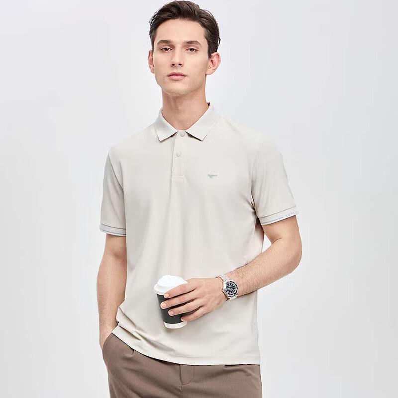 SEPTWOLVES Men's Breathable Short Sleeve Polo Shirt