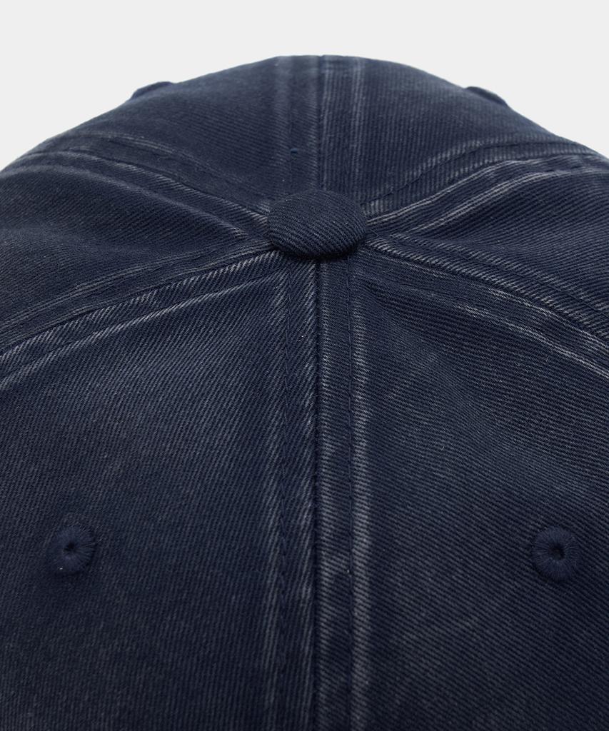 COLUMBIA UNIVERSITY Columbia 1754 Washed Oversized Cap_Navy