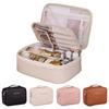 New Women's PU Leather Cosmetic Bag Portable Storage Bag Large Capacity Luxury Makeup Bag Travel Organizer Toiletry Bags