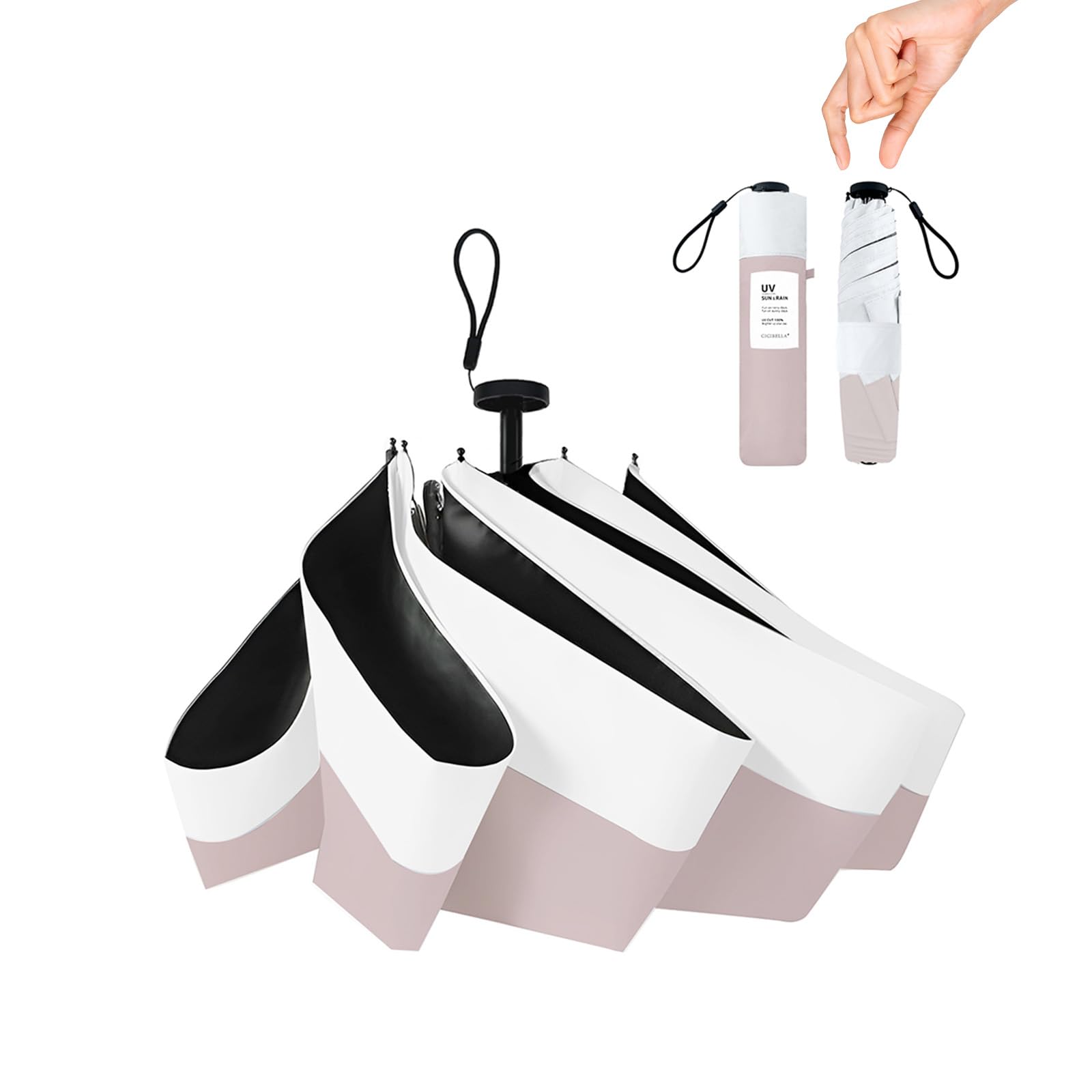 

Новый для Полного Света УФ Тепла Складной Складной УФ Подходит для Солнца и Включает Хранение Идеально для Дня или Пыльно-Коричневый x Снежно-Серый 2025,