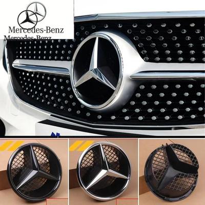 C200 E300 2026 Hot Black Border and Silver Border Decoration for Mercedes Benz W204 2006-2012 B/V Class 2005-10 Car Front Grille