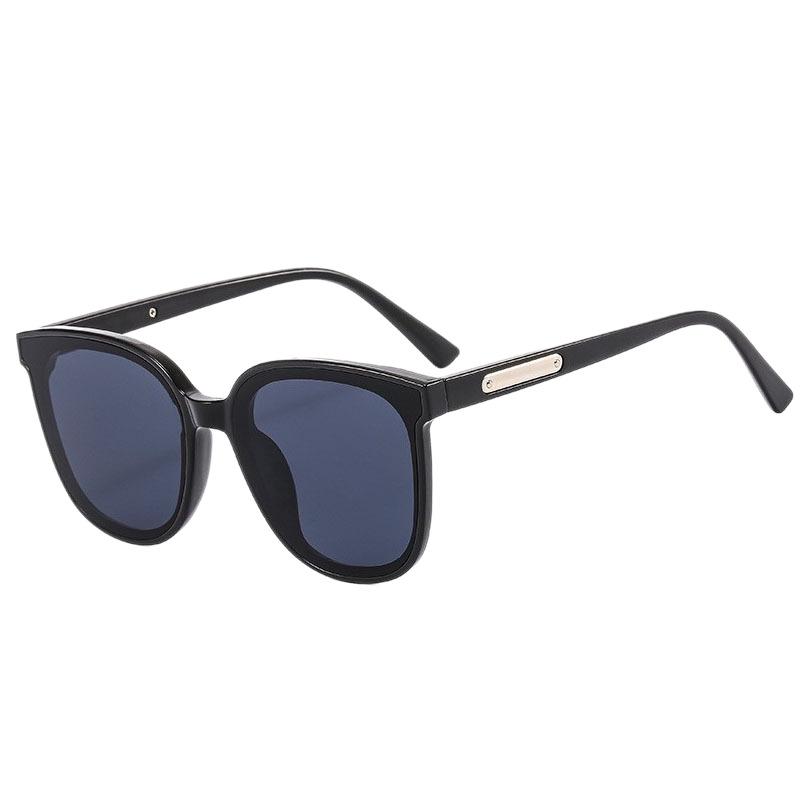 

Popular Retro Round Frame Sunglasses, The Same Polarized Eyes, Men S And Women S Fashionable Large Frame Sunglasses metal hinge