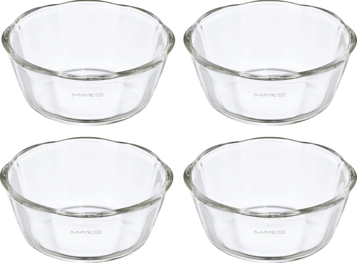 

HARIO Glass Sweets Bowl 300 Set of 4 Made in Japan Heat-resistant SWB-2412