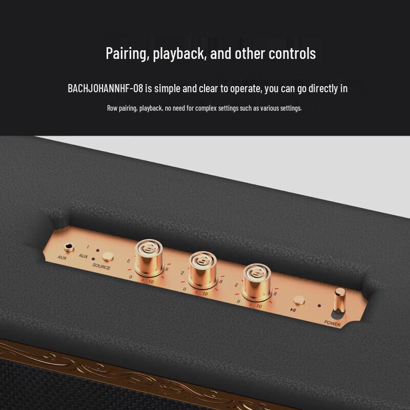 Bach Johann HF-08 Portable HIFI Bluetooth Speaker CN plug (adapter included)