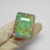 Lab-Created Emerald Cut 132.65 ct Multi-Color Ammolite Loose Gemstone for Jewelry Making and Crafts