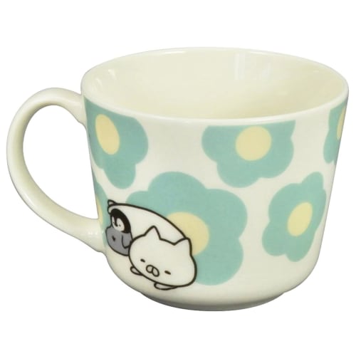 Official LINE Creators Mug, Mini, Approx. 250ml, Microwave-Safe, "Nekopenbiyori" (Cat Pen Days), Made In Japan, LIN32-11