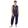 Heren Waterdichte Herbruikbare Luier Romper M-3XL Mouwloos Voorkant Rits Elastische Beenmanchetten Adaptieve Jumpsuit voor Volwassenen met Speciale Behoeften